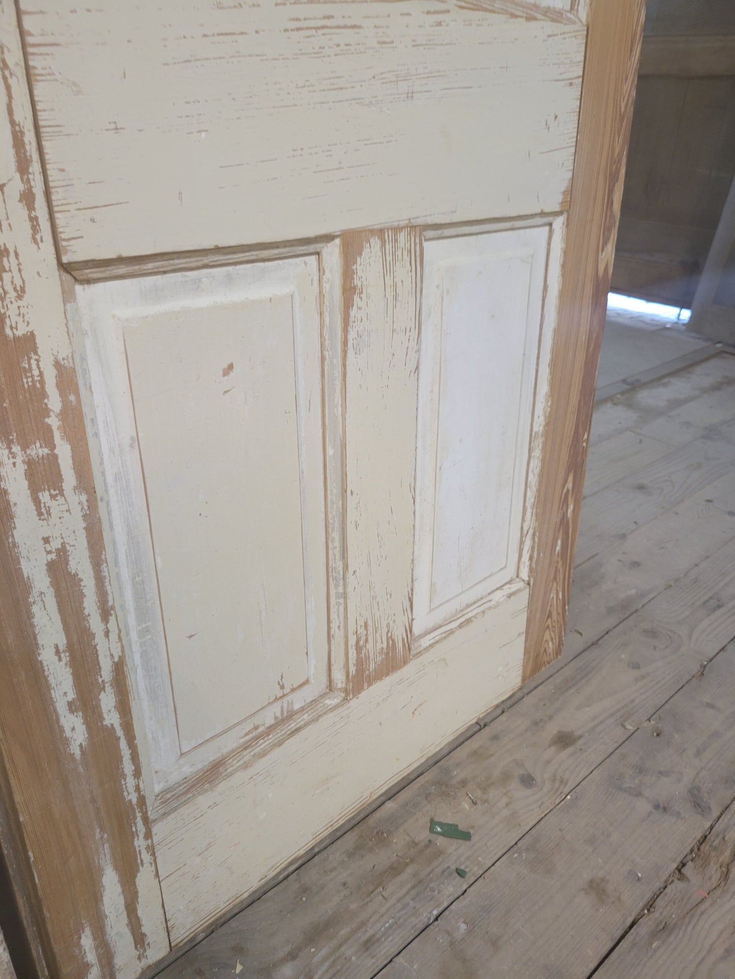 Distressed Paint Antique Double Door Set, Ships Free