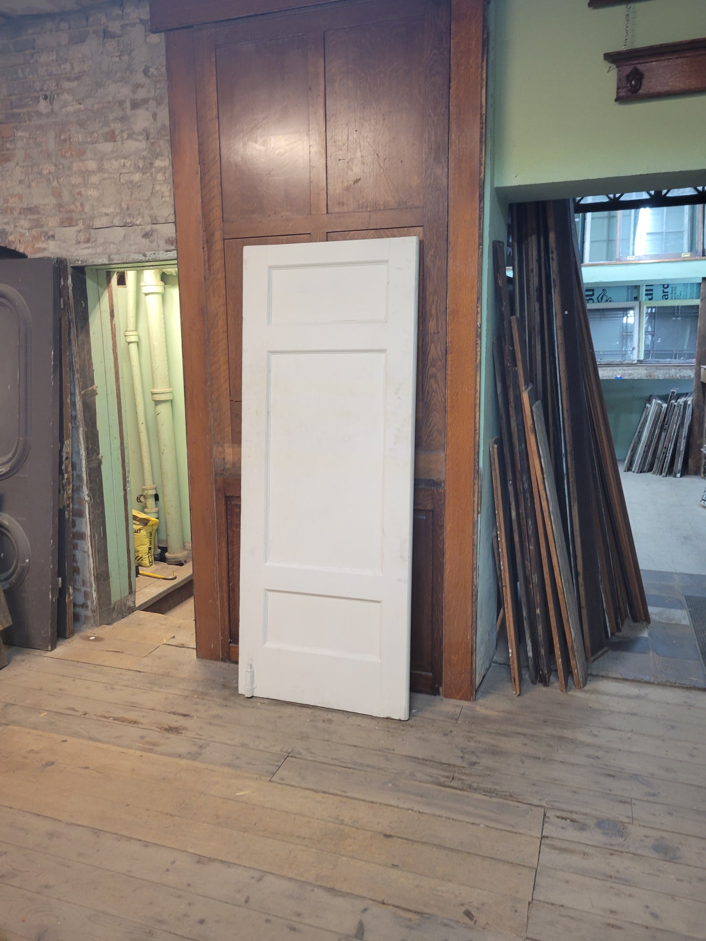 Victorian Era Swinging Door, Spring Loaded Butler's Door or Kitchen Door