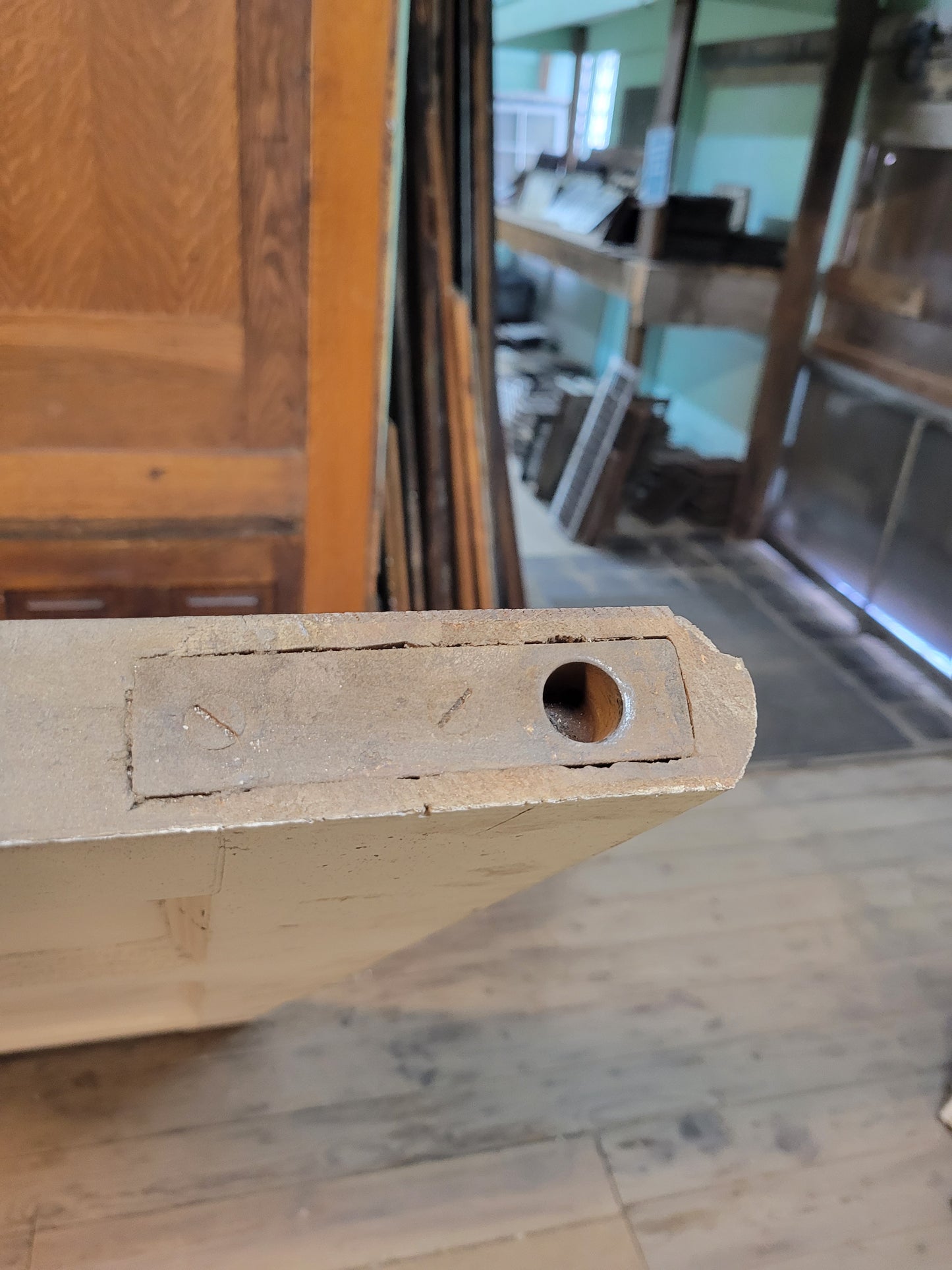 Victorian Era Swinging Door, Spring Loaded Butler's Door or Kitchen Door