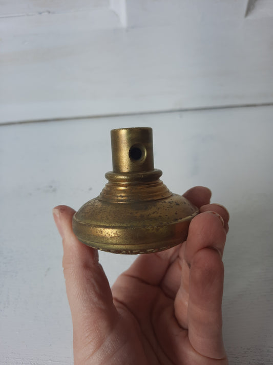 Croatia Design Doorknob by Corbin, Early 1900s Fancy Brass Antique Door Knob