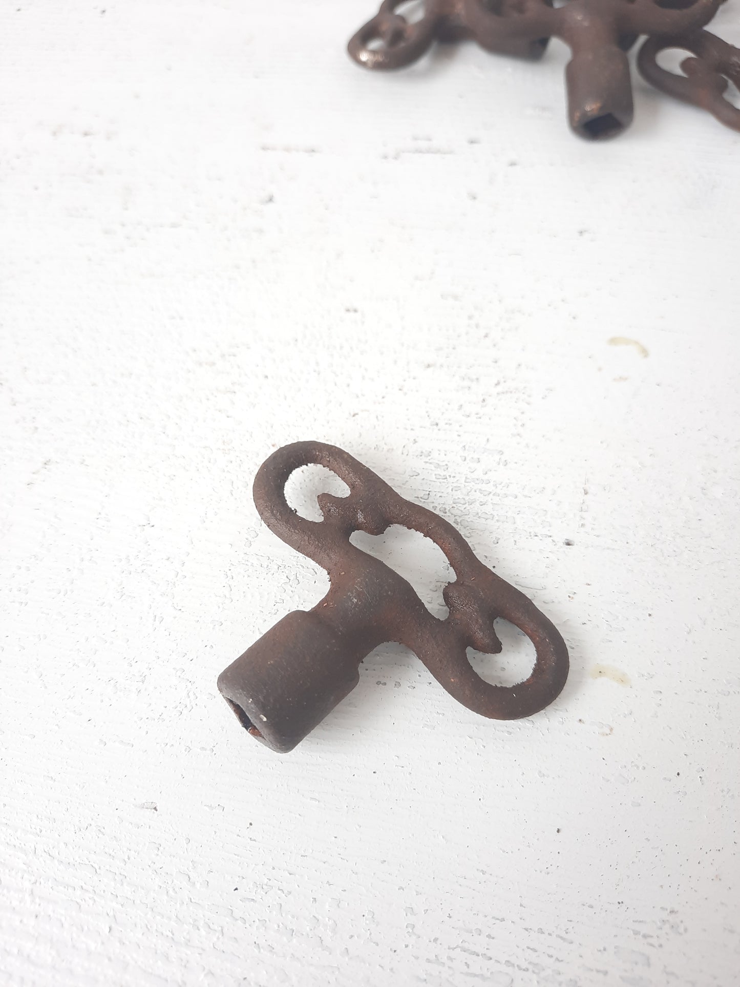One Antique Radiator Key, Cast Iron Key for Bleed Valve