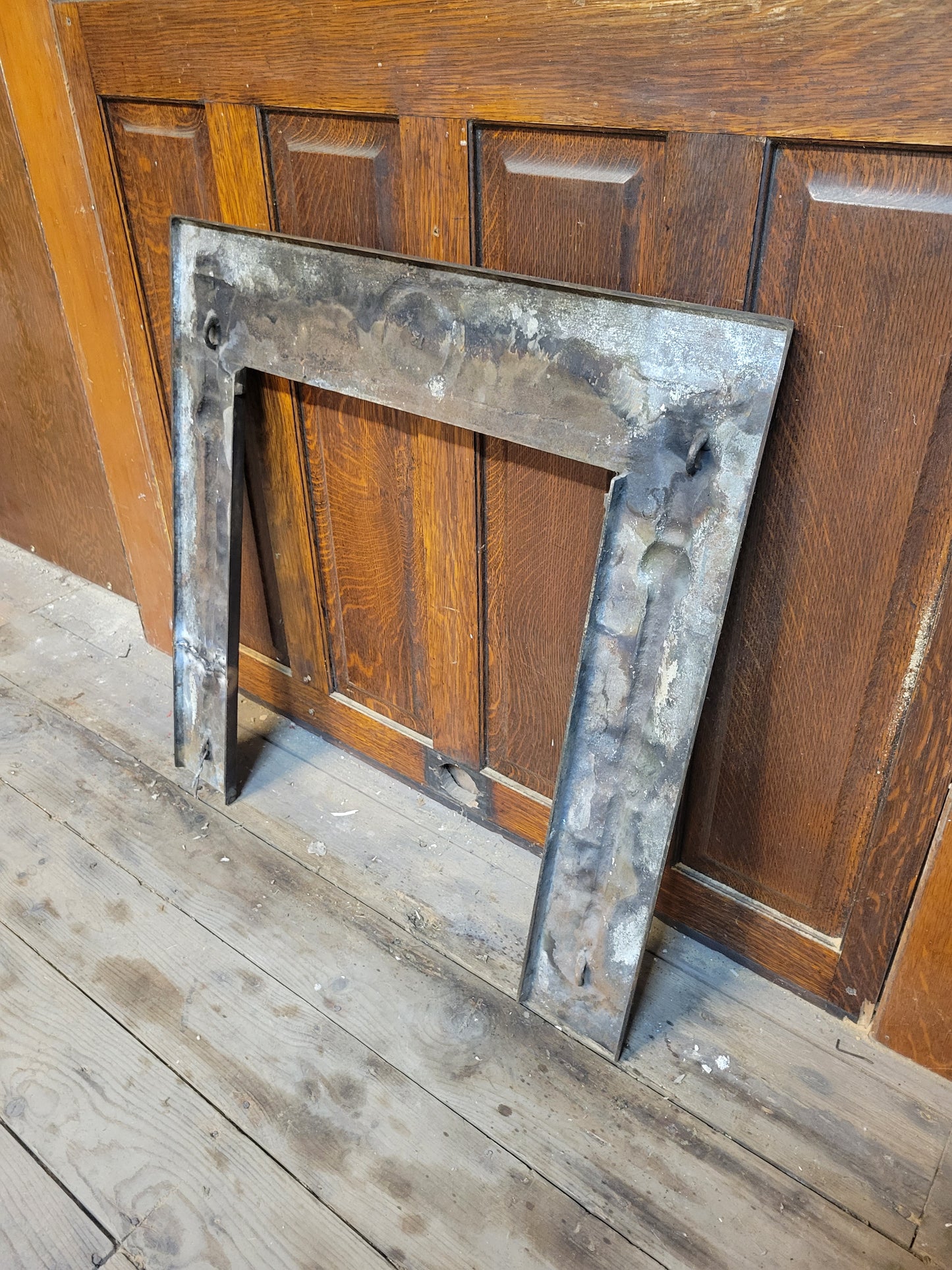 Antique Victorian Firebox Frame or Mantel Opening Decorative Frame