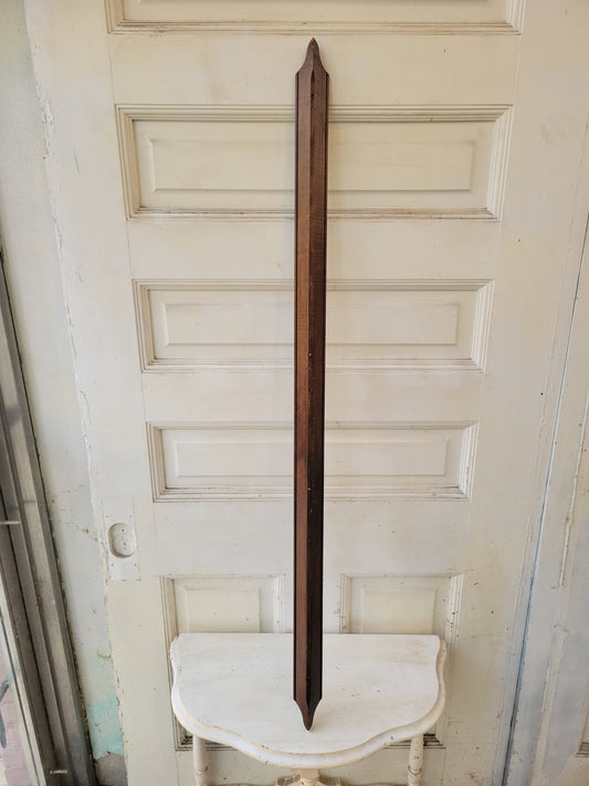 47" Antique Trim Corner Guard, Turned Wood Corner Trim Piece, #091002