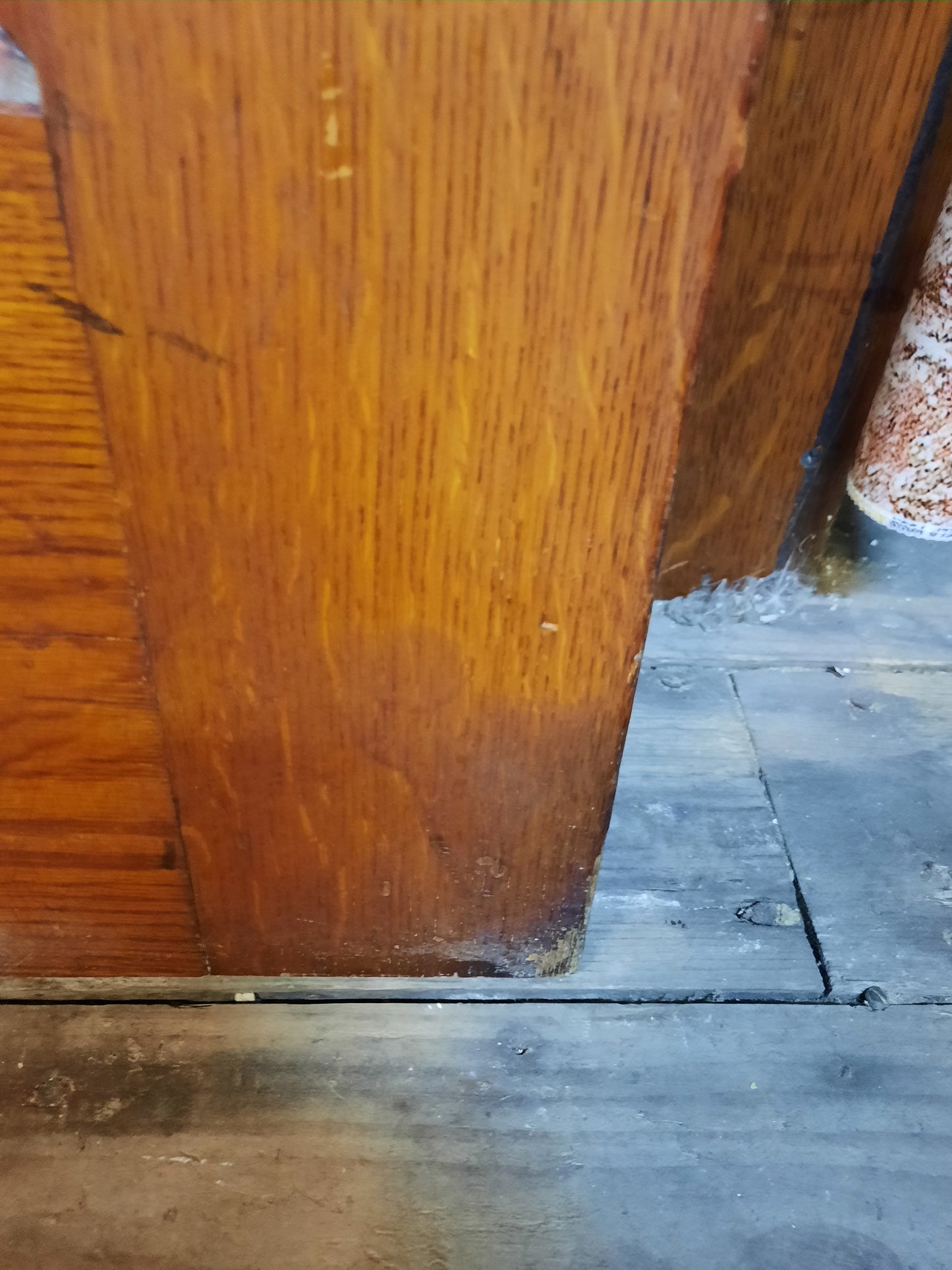 48" Wide Antique Extra Wide Pocket Door, Victorian Solid Wood Recessed Door 092602