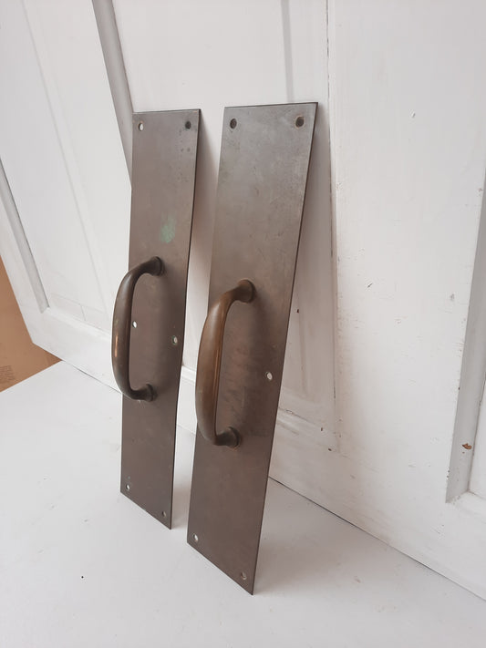 Bronze Plain Door Pulls, Brass Door Pulls, Large Door Pull Handles 022101