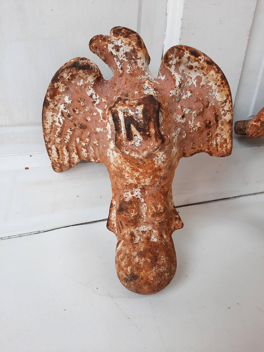 Antique Eagle Design Cast Iron Tub Feet, Pair Eagle Claw Tub Feet, Claw Foot Tub 030501