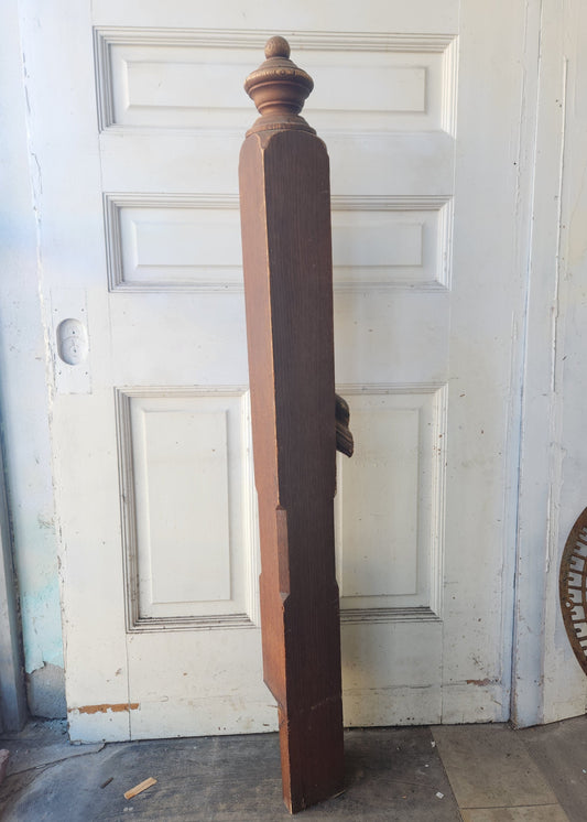 Antique Newel Post, Staircase Post, Staircase Newel, Stair Case Post 032102