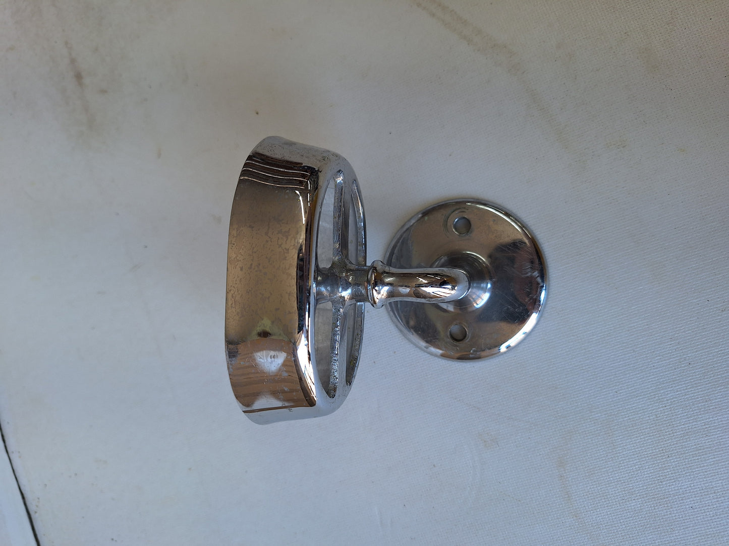 Vintage Chrome Soap Dish, Vintage Soap Holder, Bar Soap Holder, Chrome Bathroom, Vintage Bathroom, Nickel Plated Brass 052407