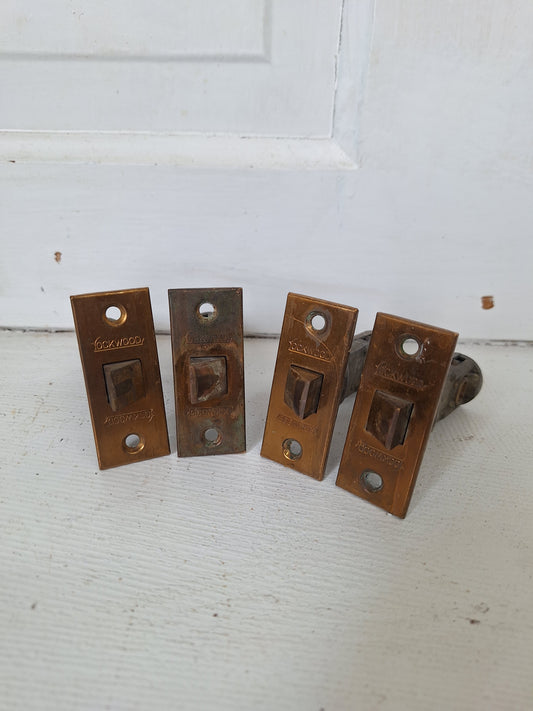 2 1/4" Backset Vintage Door Tube Lock, Tubular Lock or Latch Mortise, Vintage Door Mortise Tube Latch 071309