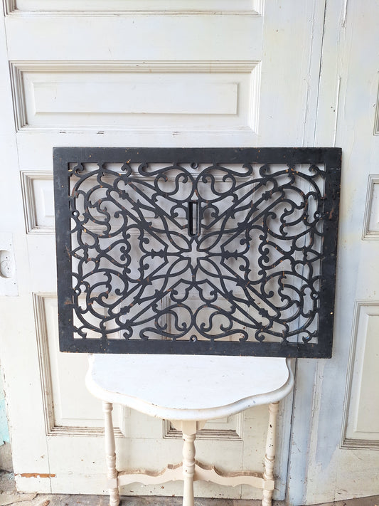 Ornate 23 x 31 Large grate, Large Cold Air Return Heating Grate, Antique Vent Cover #072401
