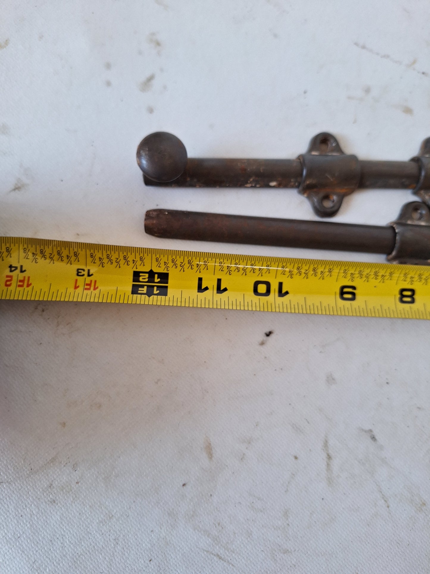 Antique French Door Slide Bolt, Iron Slide Bolt Locks for Double Doors 082005