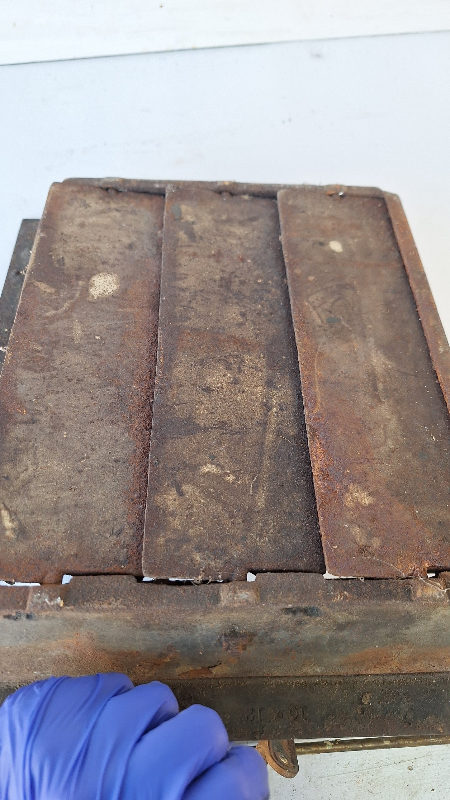 12 x 14 Antique Cast Iron Working Vent Cover, Floor Register Cover with Dampers 100507