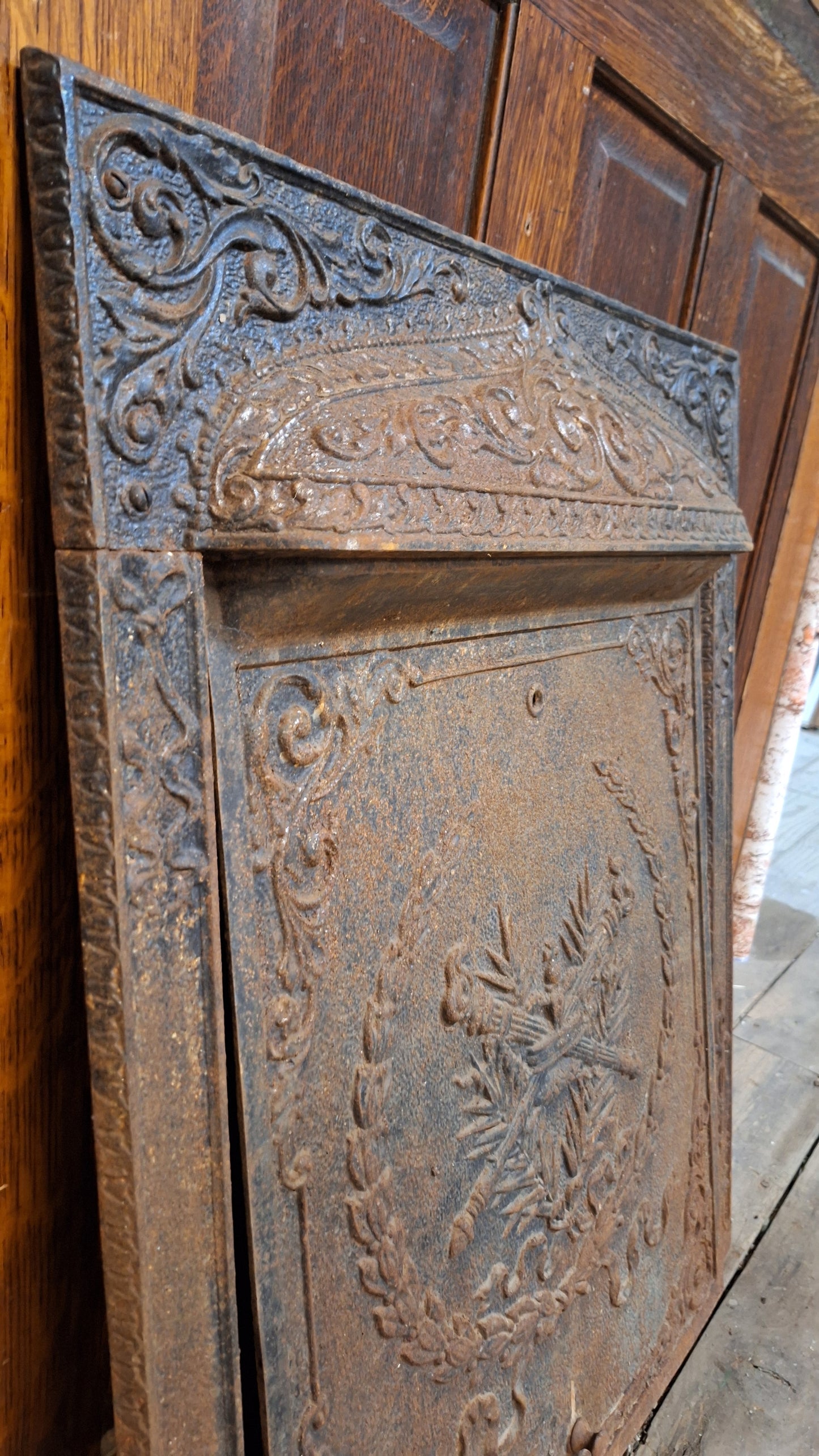 Fireplace Insert, Victorian Fireplace, Fireplace Cover, Antique Summer Cover and Frame