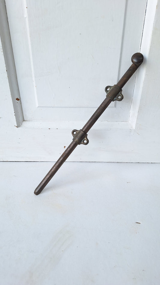 12" Antique French Door Slide Bolt, Iron Slide Bolt Locks for Double Doors 103004