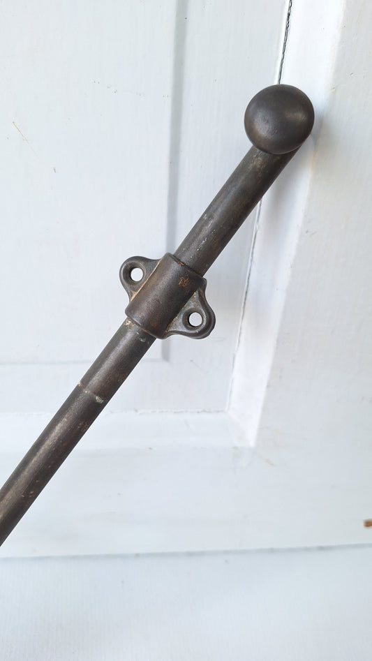 12" Antique French Door Slide Bolt, Iron Slide Bolt Locks for Double Doors 103004