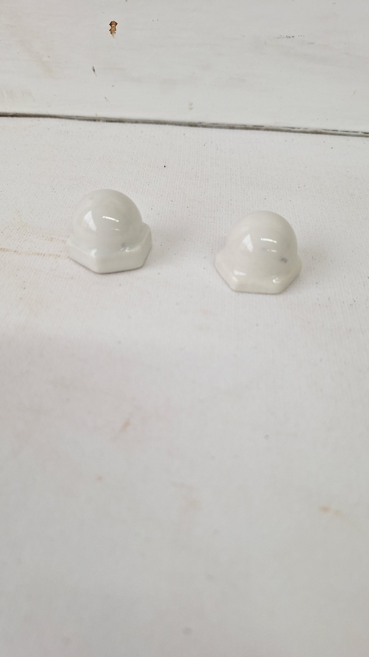 1" Porcelain Ceramic Toilet Bolt Covers, Vintage Toilet Bolt Caps 111405