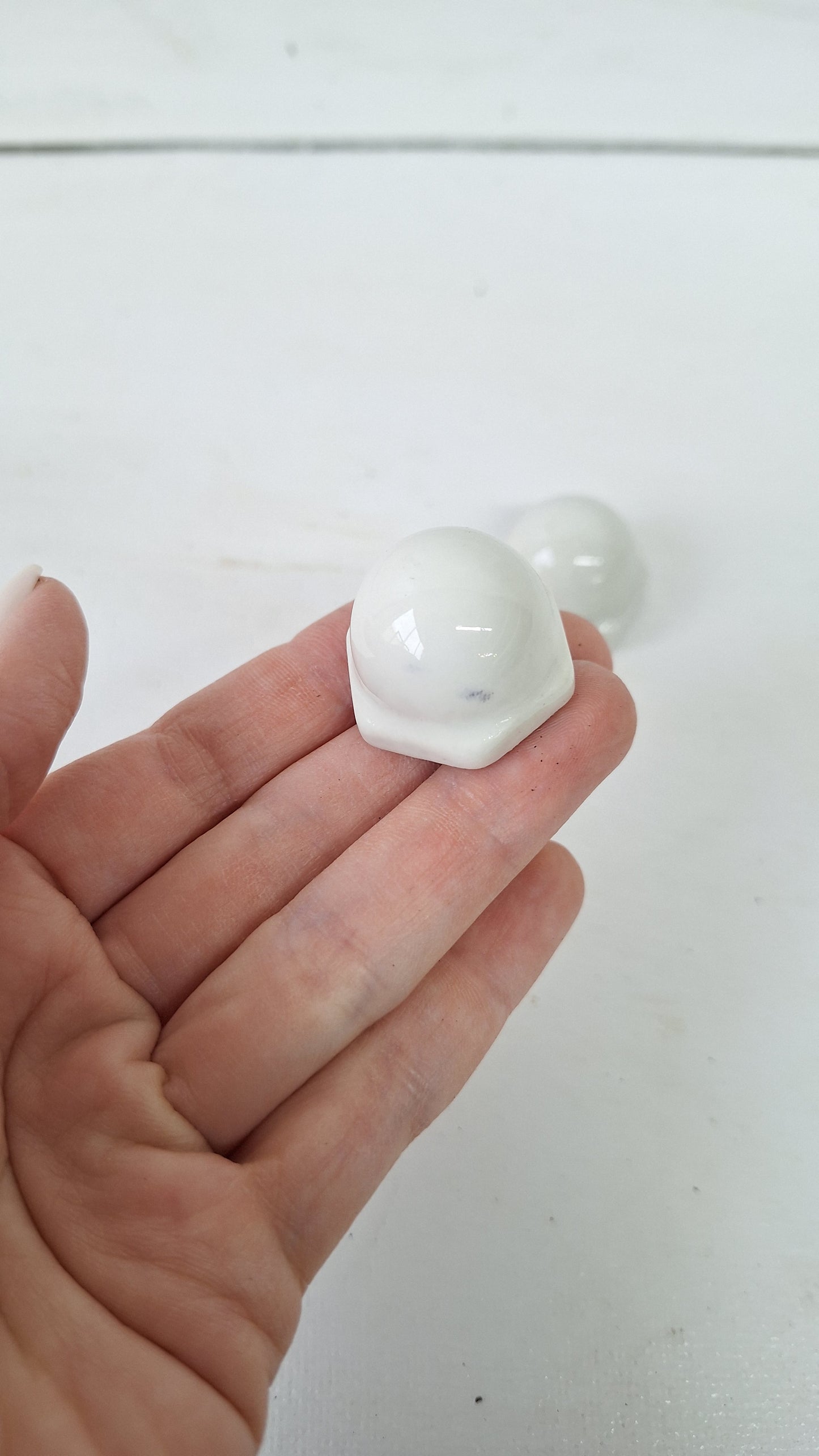 1" Porcelain Ceramic Toilet Bolt Covers, Vintage Toilet Bolt Caps 111405