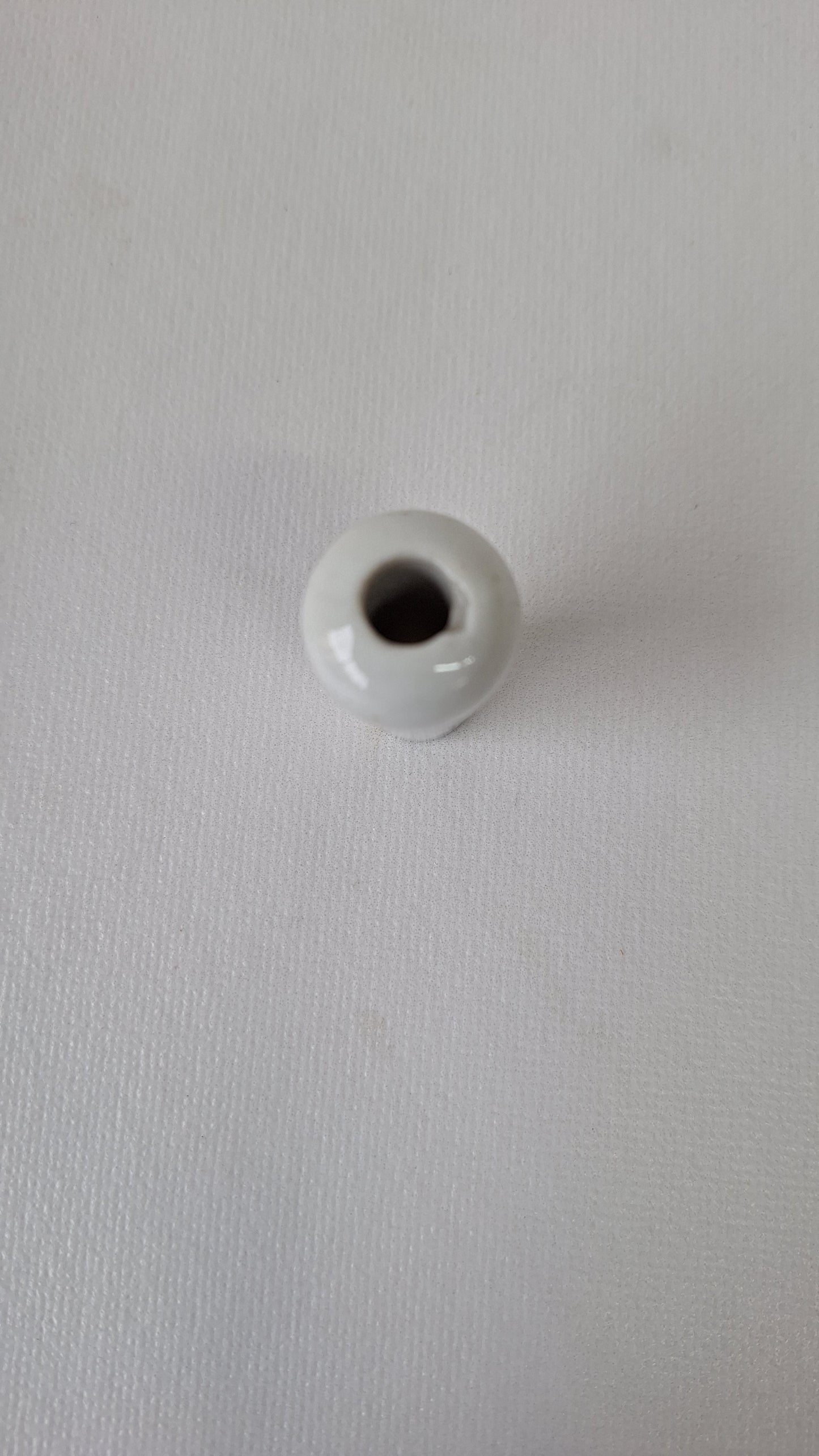 Antique City Water Faucet Knob, Vintage Porcelain City Sink Handle, Bathroom Sink Knob 111605