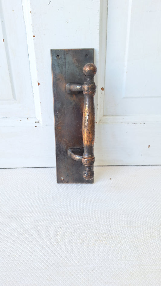Antique Bronze Push Pull Handle, Swinging Door Pull, Commercial Door Hardware 050807