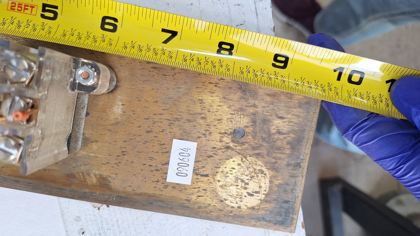 Vintage "Up" Arrow Brass Elevator Button Panel, Vintage Double Button Elevator Push Button