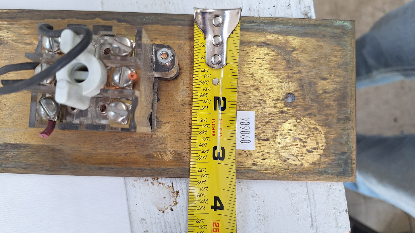 Vintage "Up" Arrow Brass Elevator Button Panel, Vintage Double Button Elevator Push Button