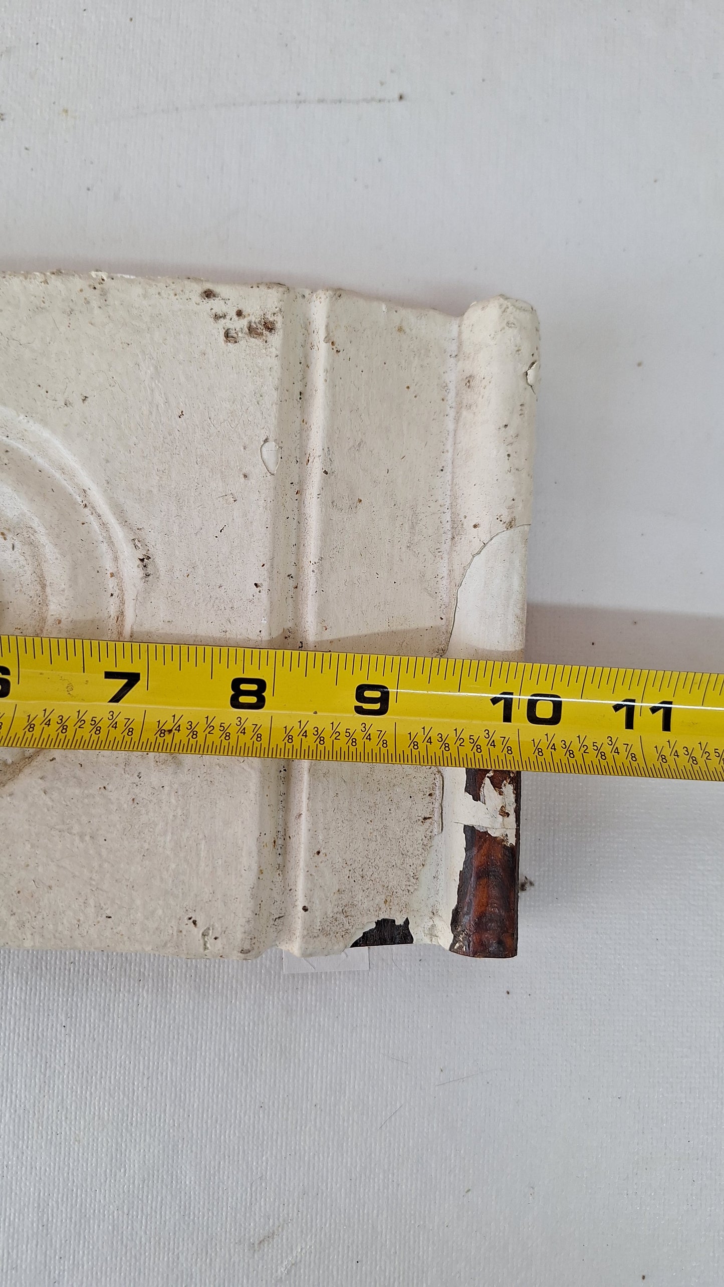 Set of Four Bullseye Trim Blocks, Antique Salvaged Corner Blocks