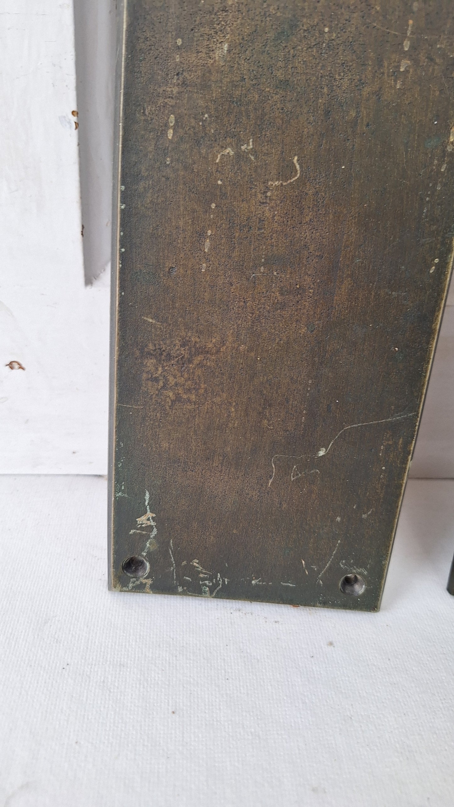 Large Push Plate Set for Swinging Doors, Cast Iron Vintage Push Plates
