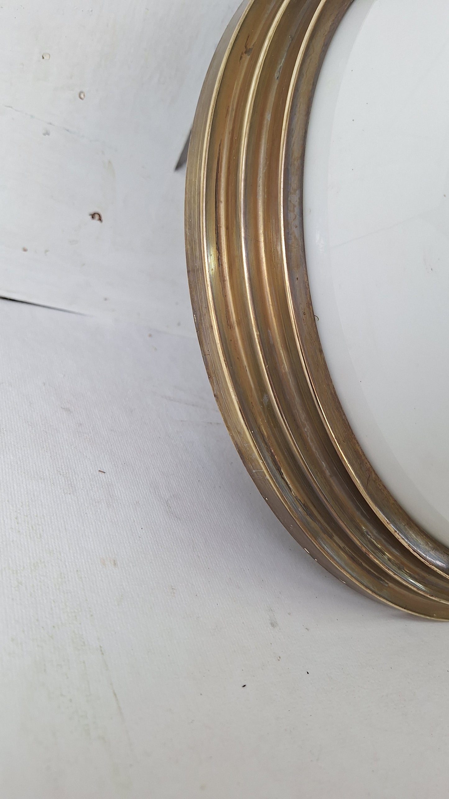 Beardslee Antique Ceiling Light; Flush Mount Salvaged Church Fixture