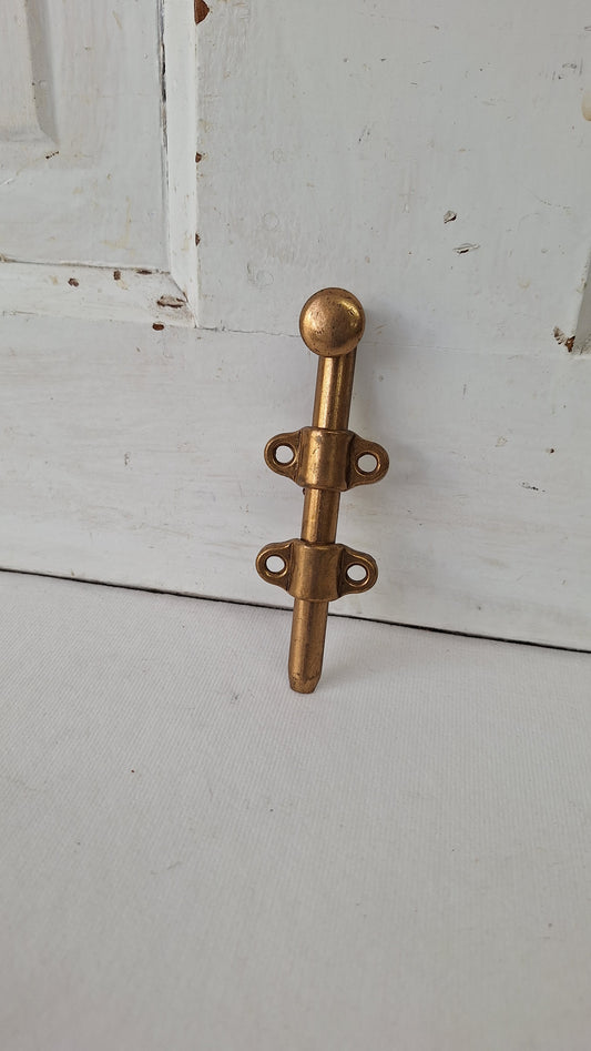 Short Antique French Door Slide Bolt, Iron Slide Bolt Locks for Double Doors