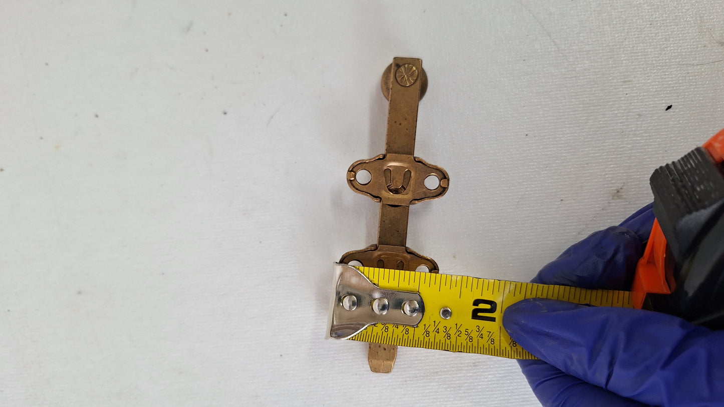 Short Antique French Door Slide Bolt, Iron Slide Bolt Locks for Double Doors