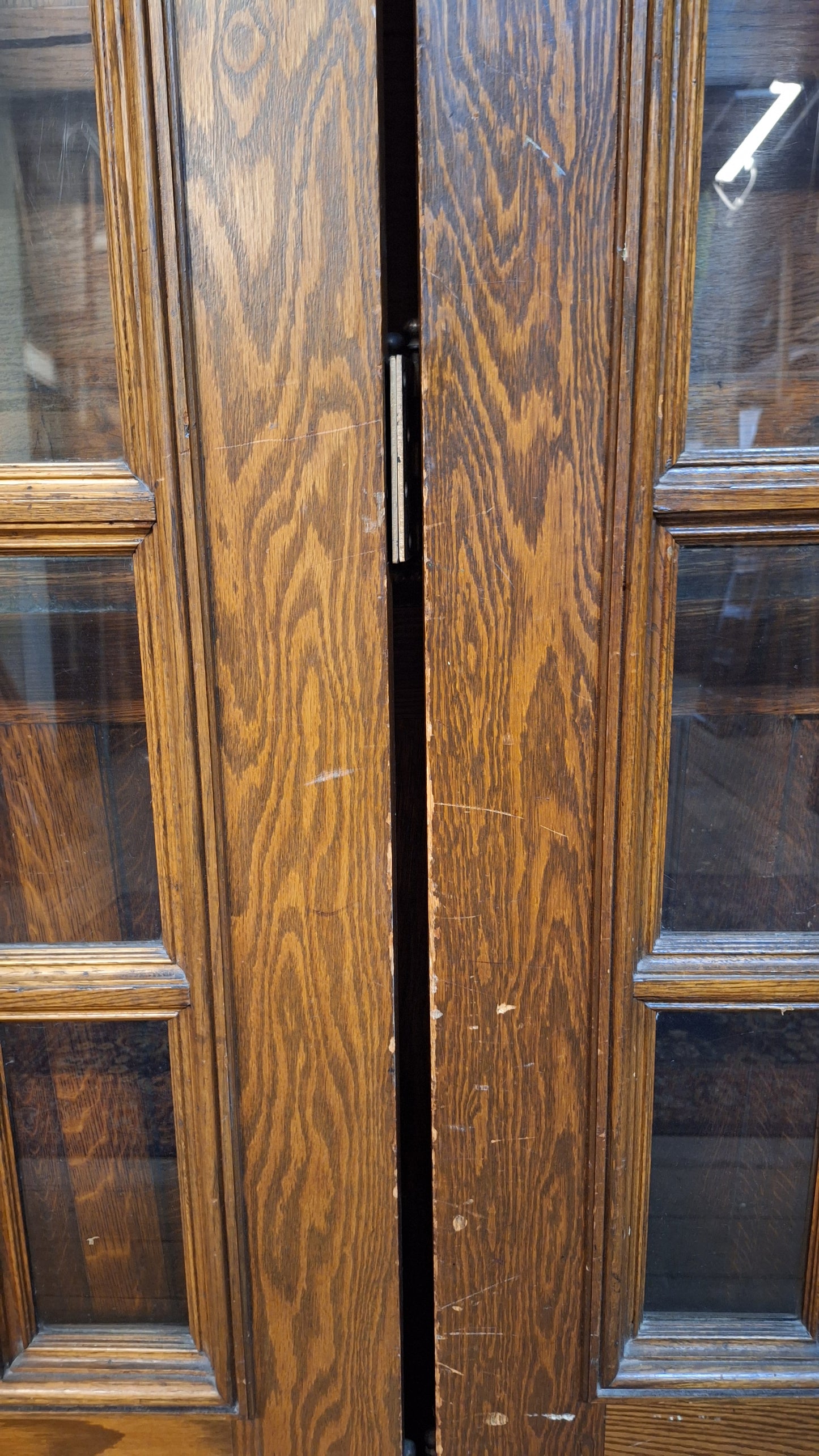 60 x 84" Antique French Door Pair, Set of French Double Glass Doors
