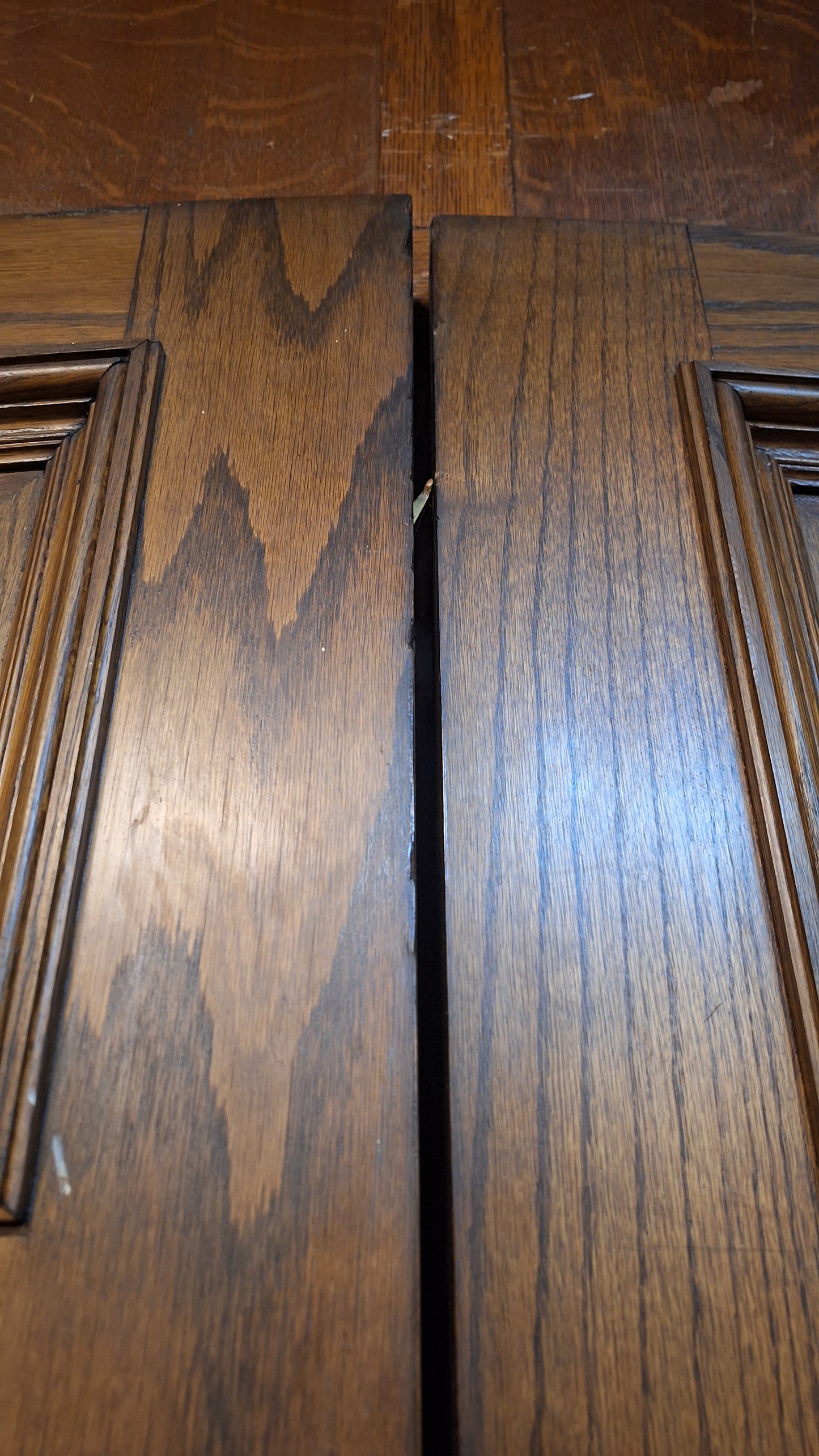 Double Arched Church Door Set, Large Solid Wood Arch Top Double Doors