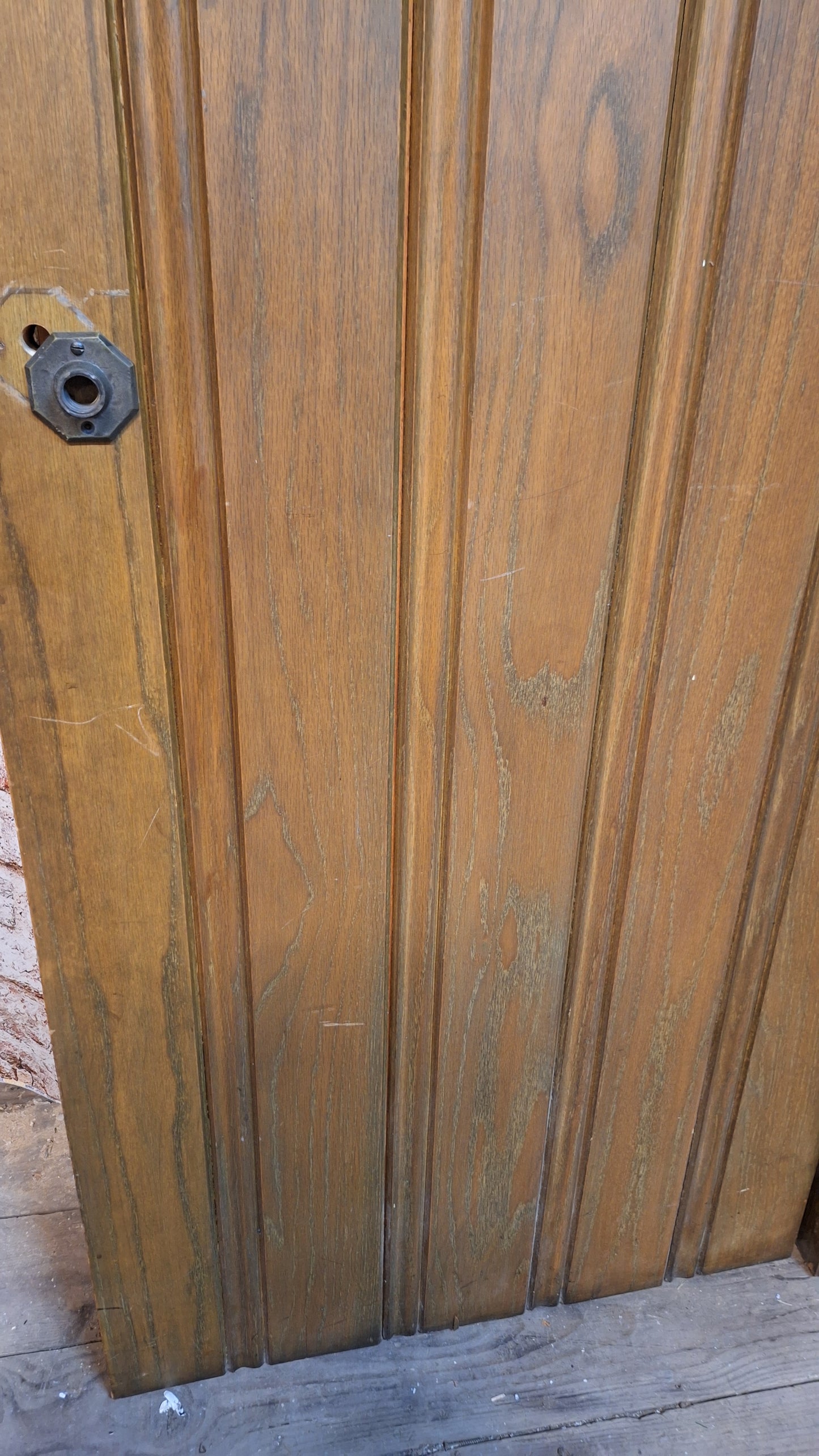 Double Arched Church Door Set, Large Solid Wood Arch Top Double Doors