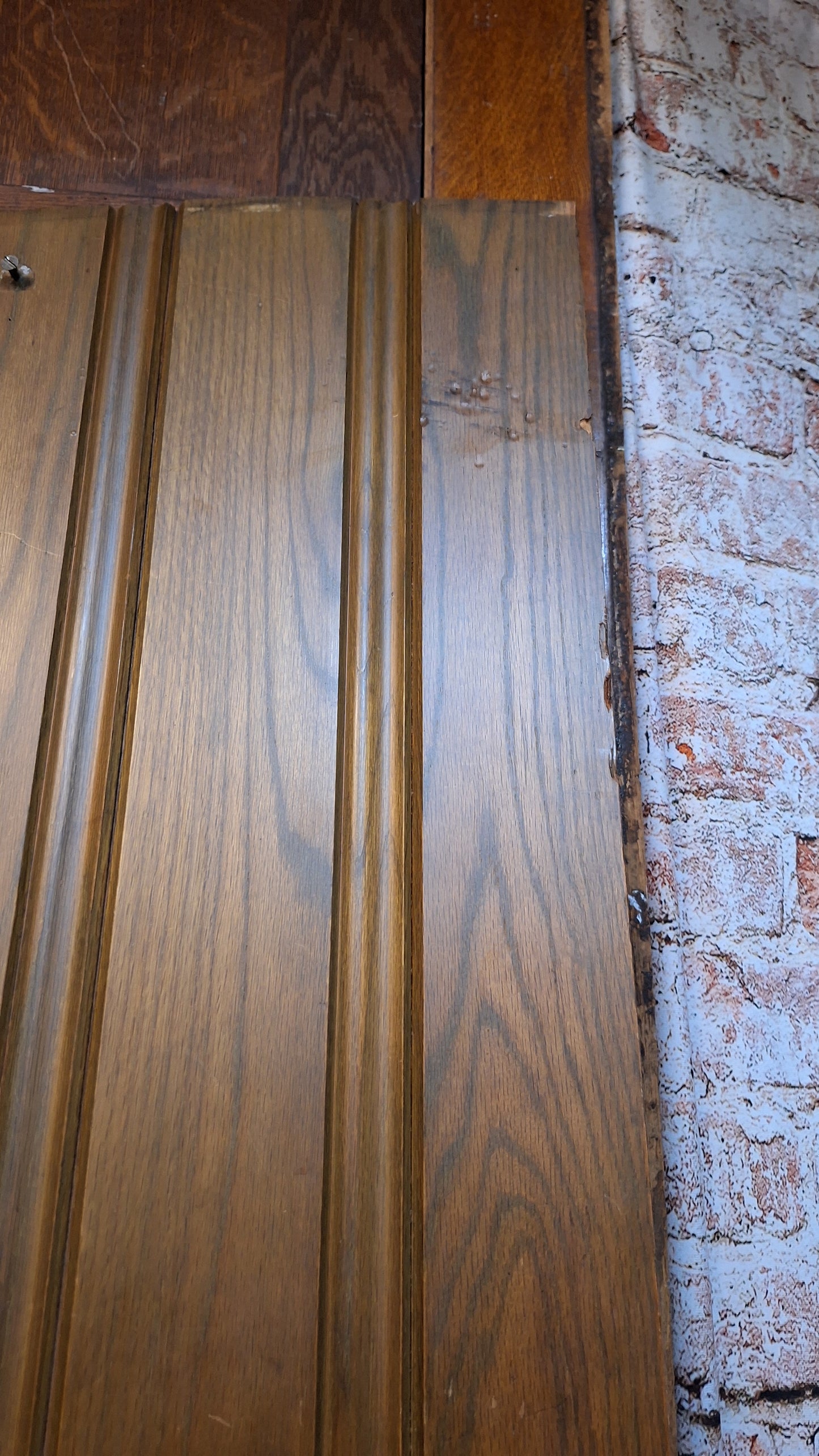 Double Arched Church Door Set, Large Solid Wood Arch Top Double Doors