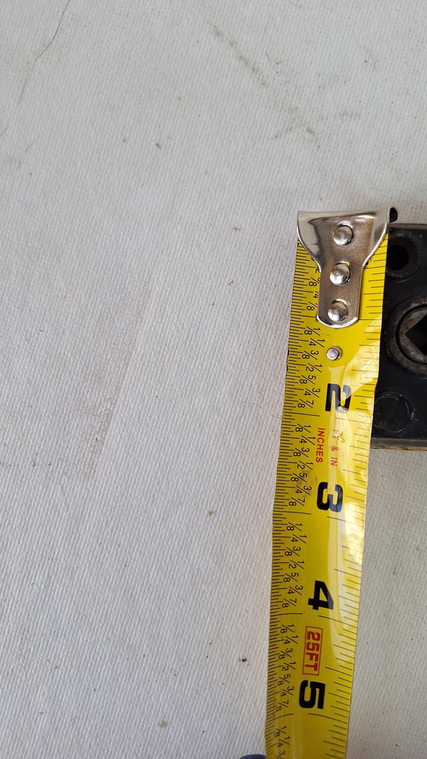 Antique Door Rim Lock and Keeper, Cast Iron Surface Mount Lock with Privacy Latch