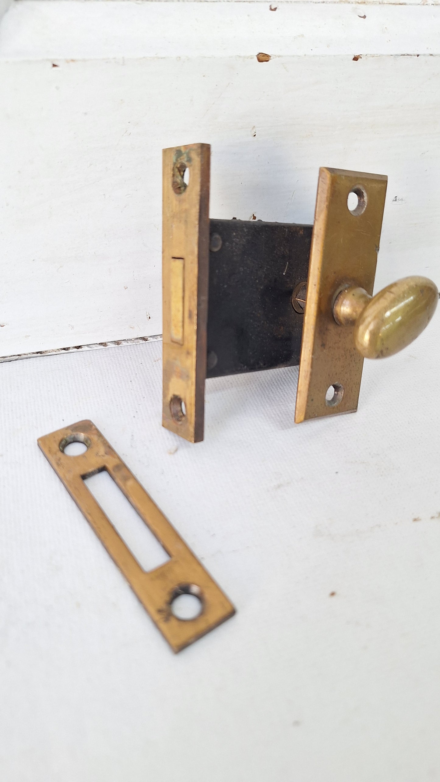 Vintage Closet Door Privacy Lock, Bathroom Door Thumb Turn Lock