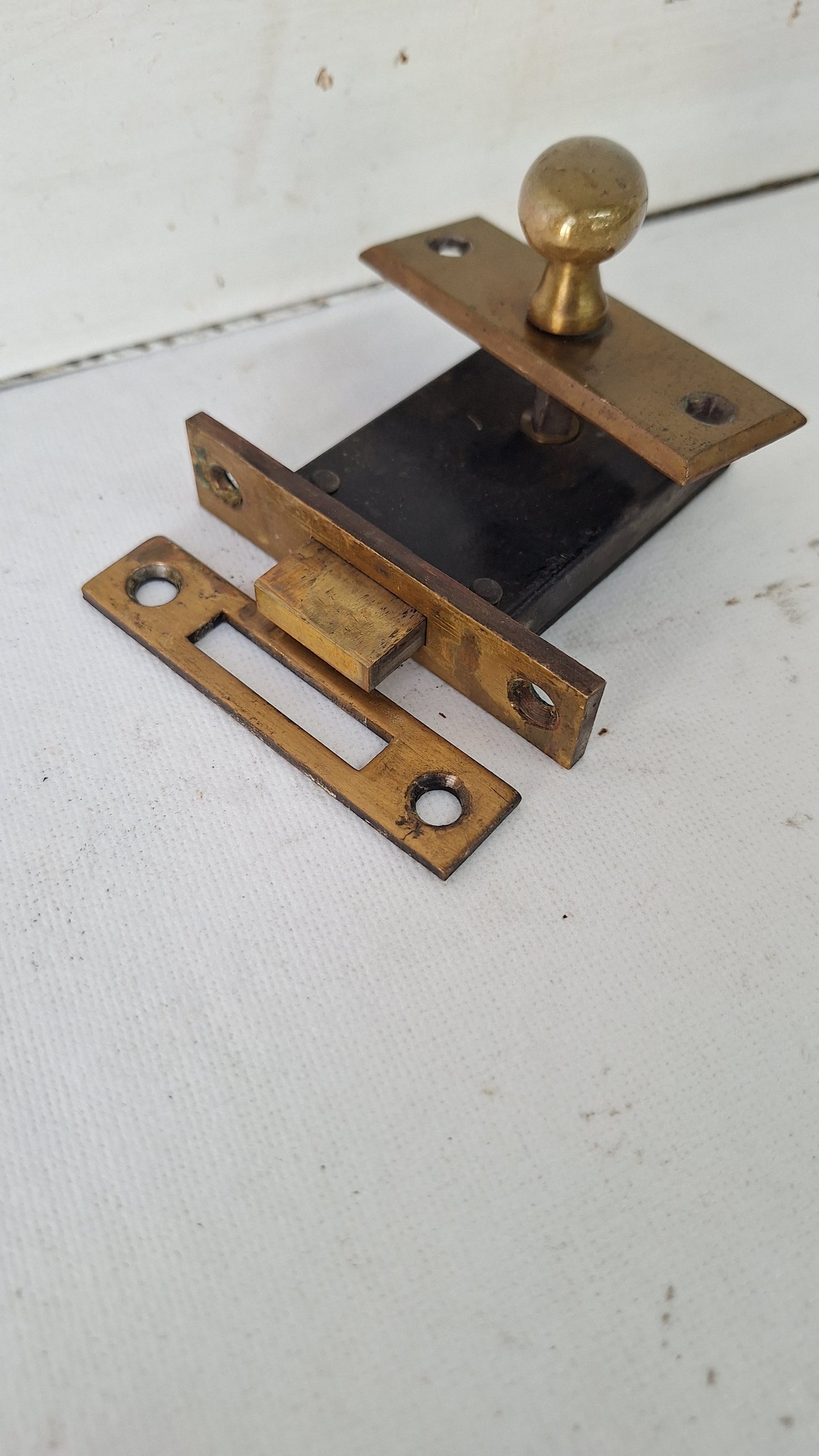 Vintage Closet Door Privacy Lock, Bathroom Door Thumb Turn Lock