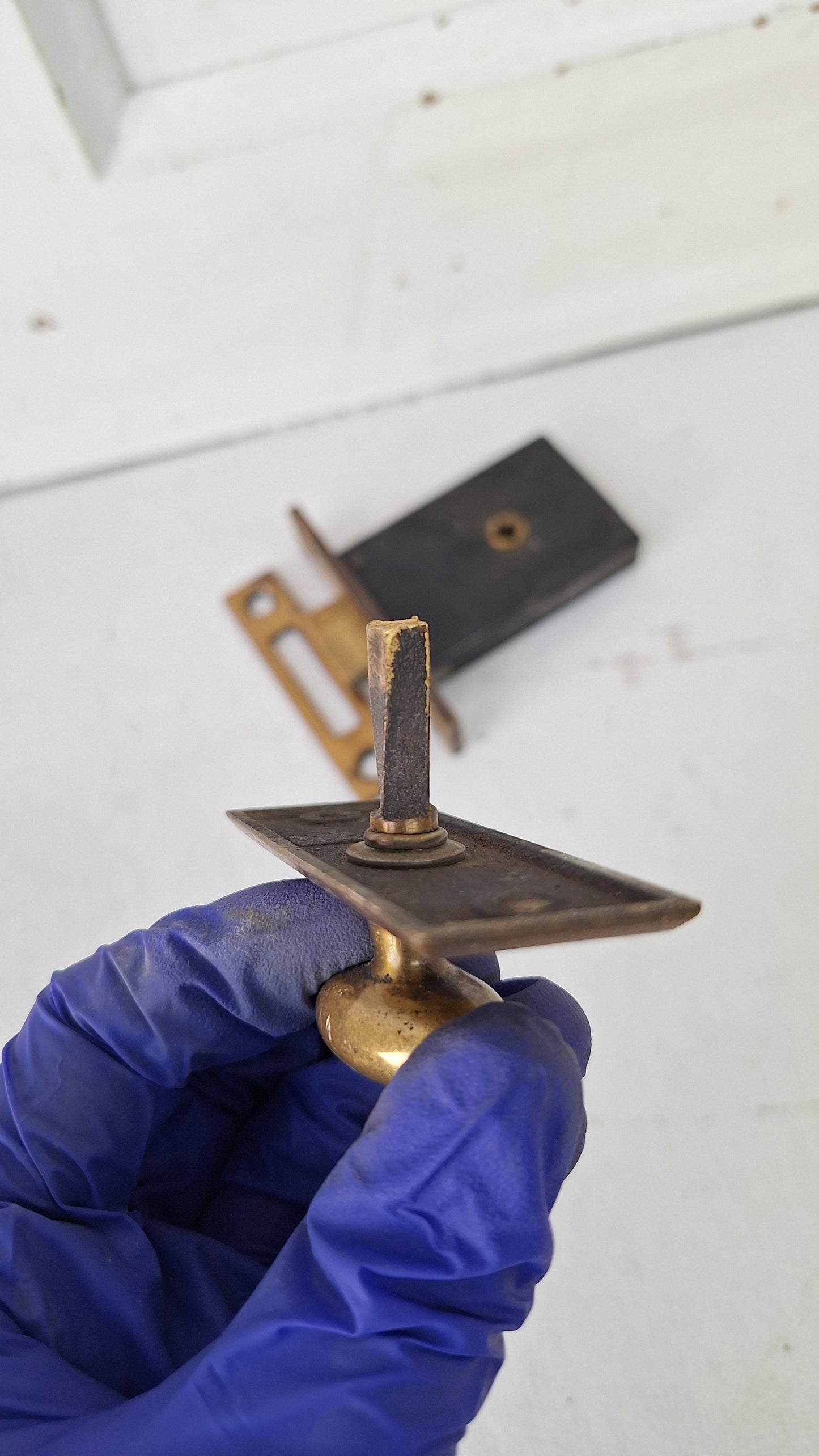 Vintage Closet Door Privacy Lock, Bathroom Door Thumb Turn Lock