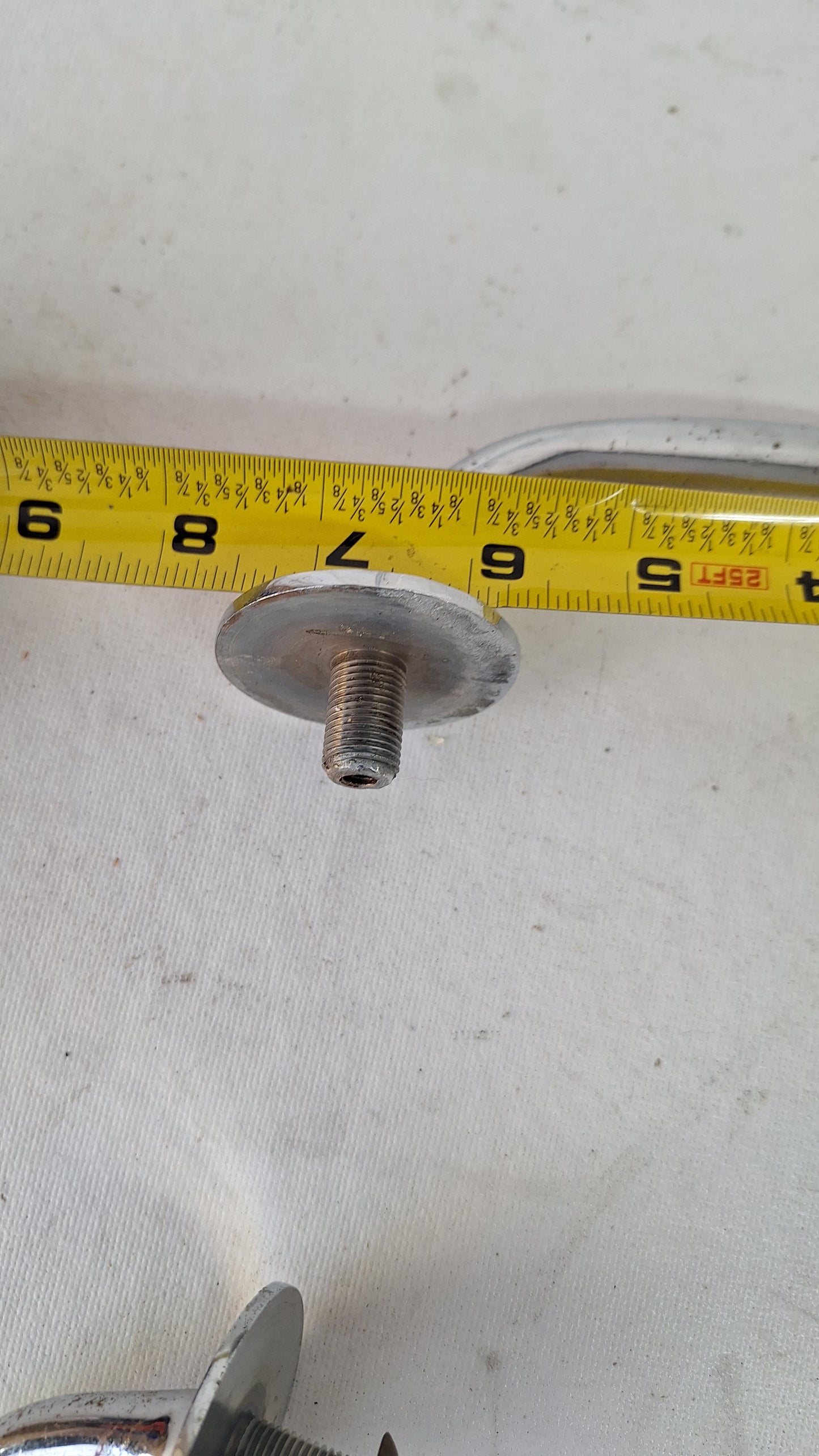 Vintage Chrome Door Pull Handle, Silver Vintage Door Hardware