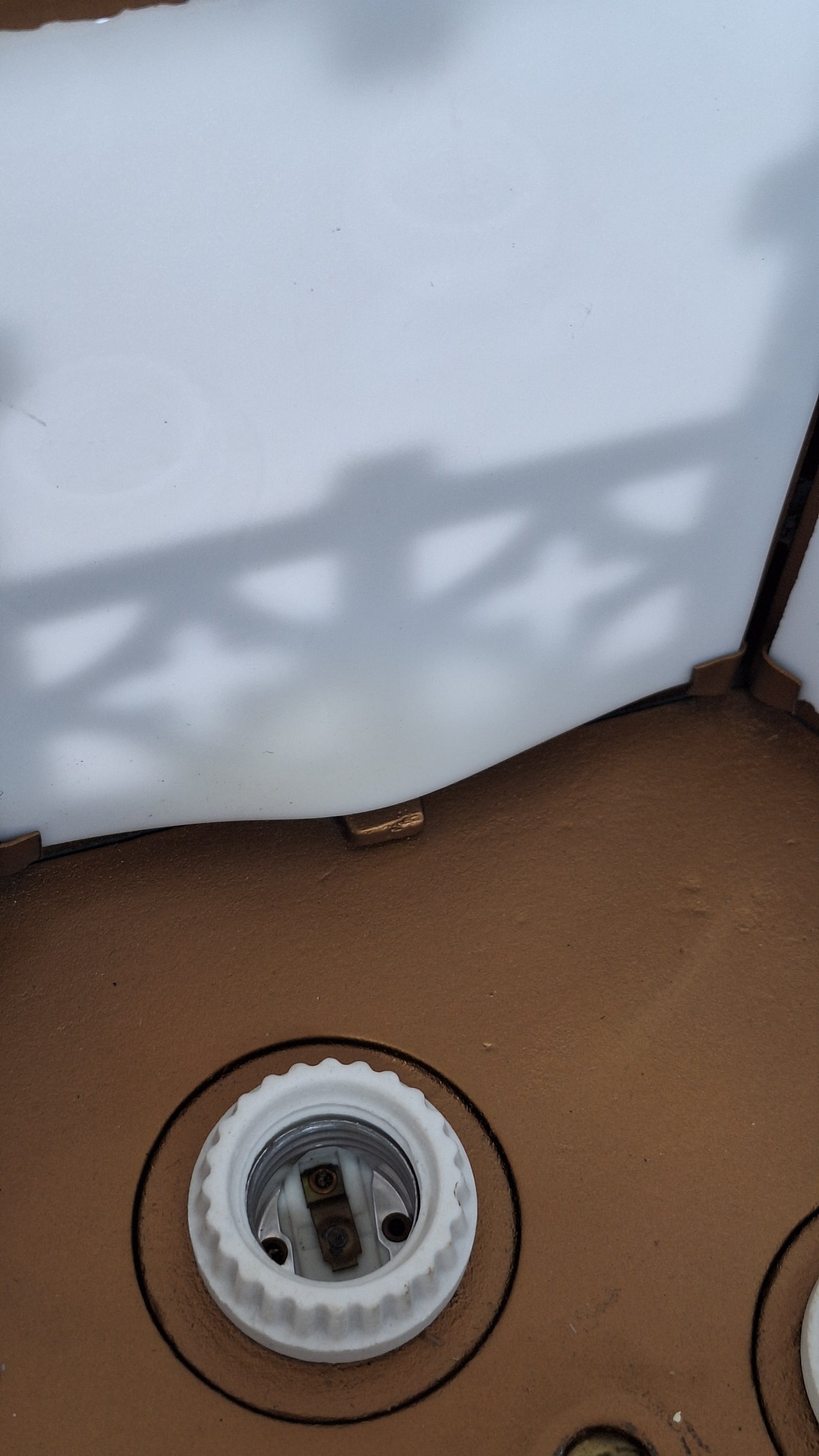 Gold Gothic Style Church Light, Flush Mount Vintage Ceiling Fixture