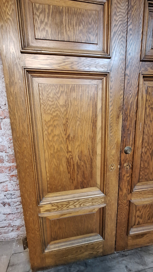 60" Pair of Vintage Doors, Vintage Double Doors 83" Tall