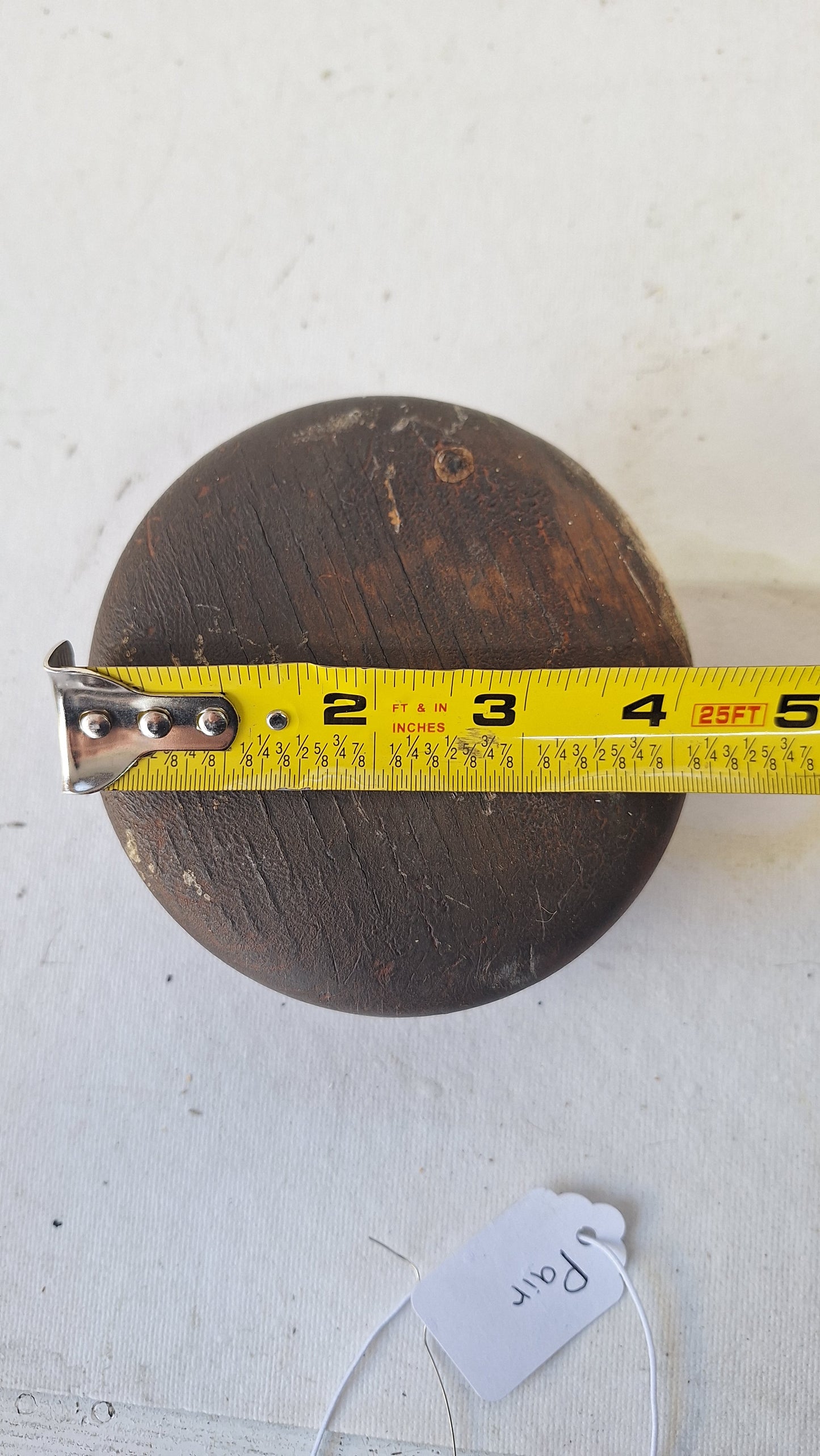 Small Newel Post Top, Newel Post Carved Wood Finial, Antique Staircase Post Top