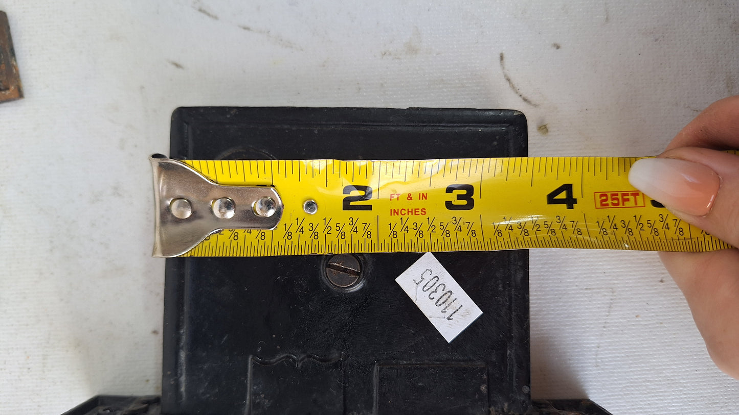 Antique Fancy Bronze Mortise Lock with Skeleton Key: Working Door Lock