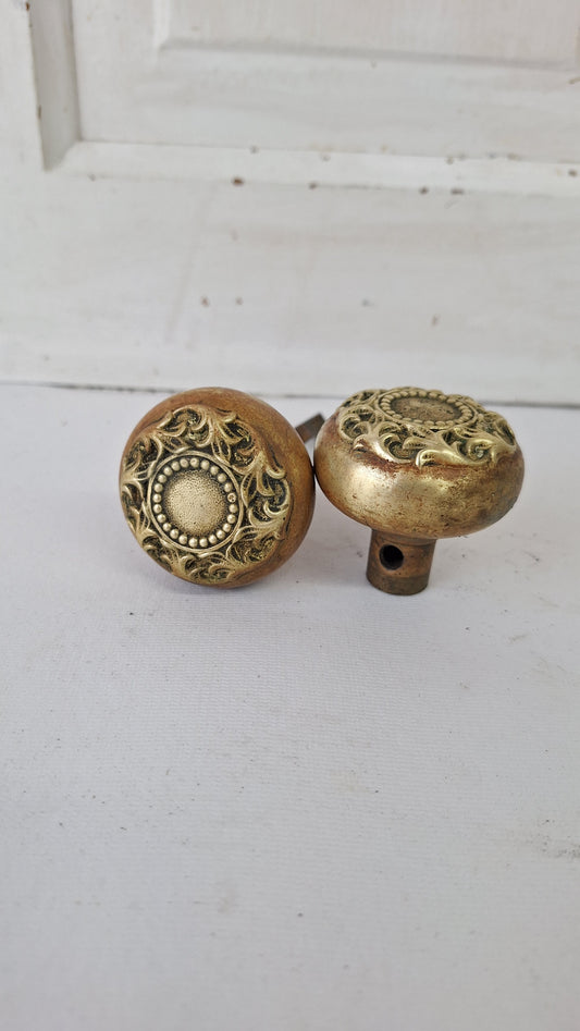 Avallon Design Doorknob Set, Russell Erwin Antique Bronze Door Knobs