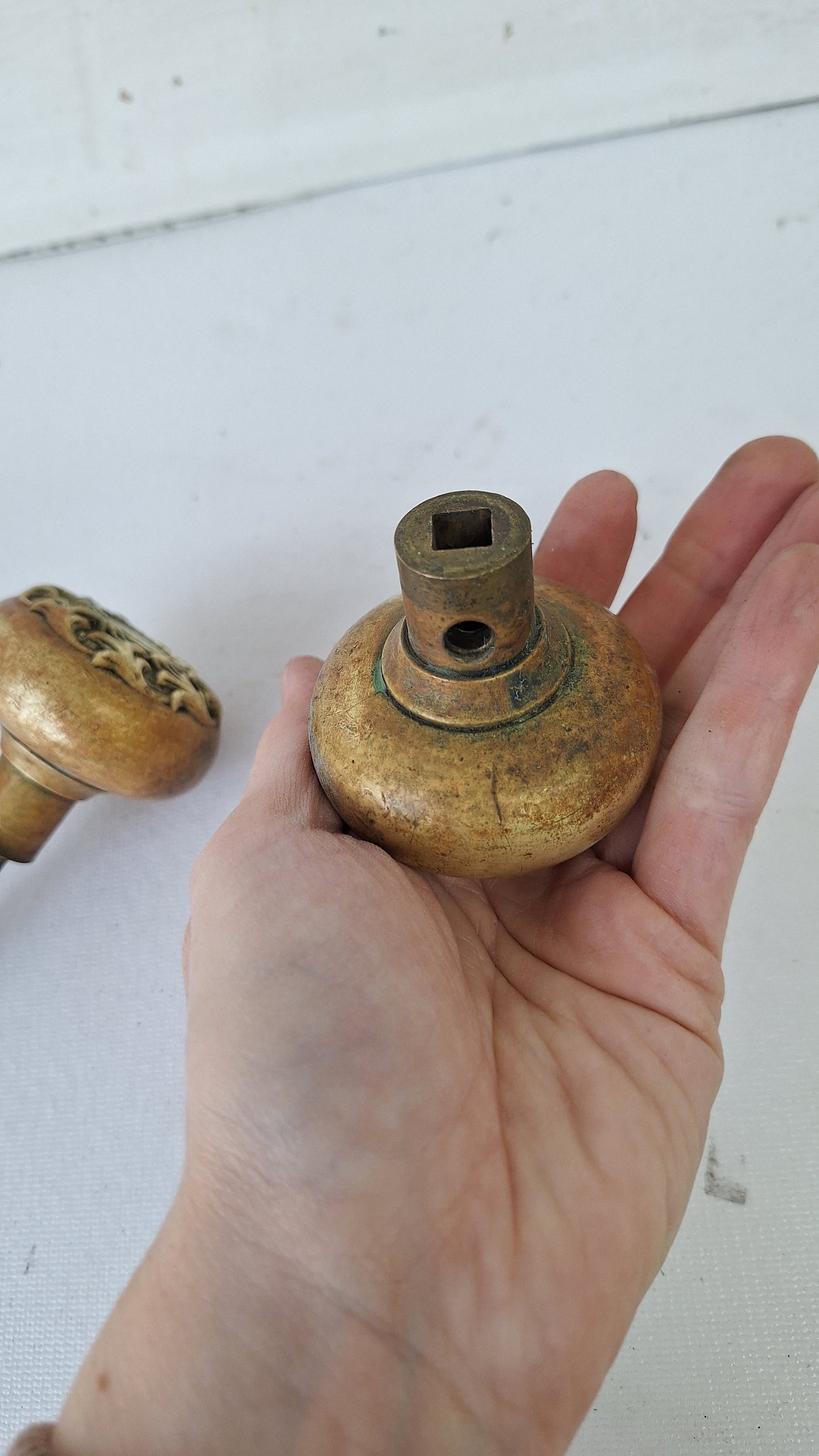 Avallon Design Doorknob Set, Russell Erwin Antique Bronze Door Knobs