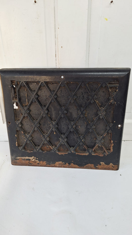15 x 13" Vintage Wall Vent, Baseboard Angled Vent Cover