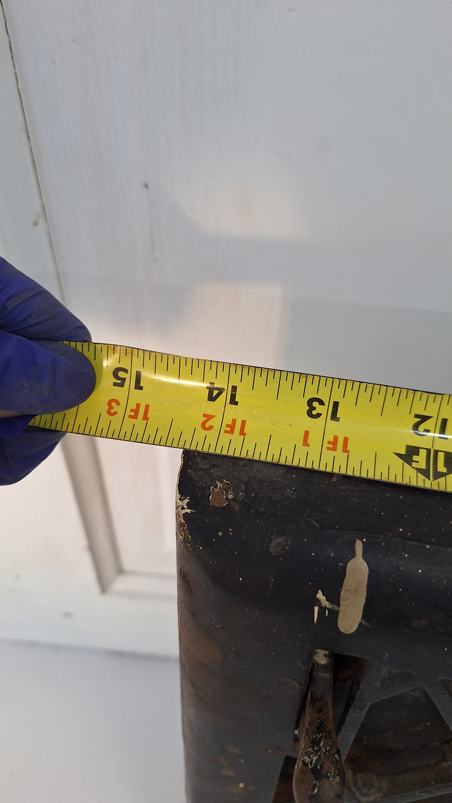 14 x 13" Vintage Wall Vent, Baseboard Angled Vent Cover