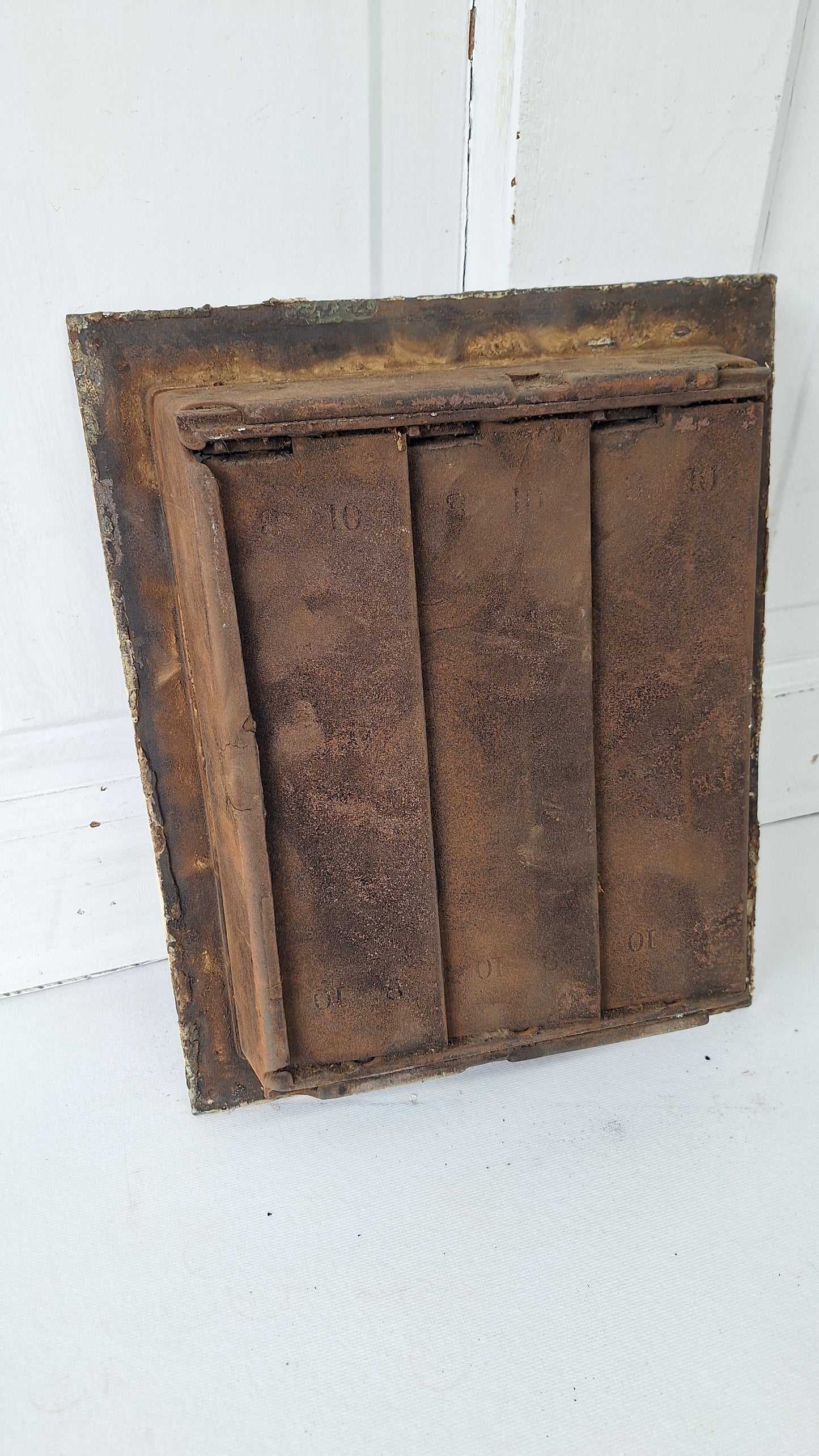 10 x 12 Decorative Cast Iron Vent Grate Cover, Working Vent Cover with Dampers