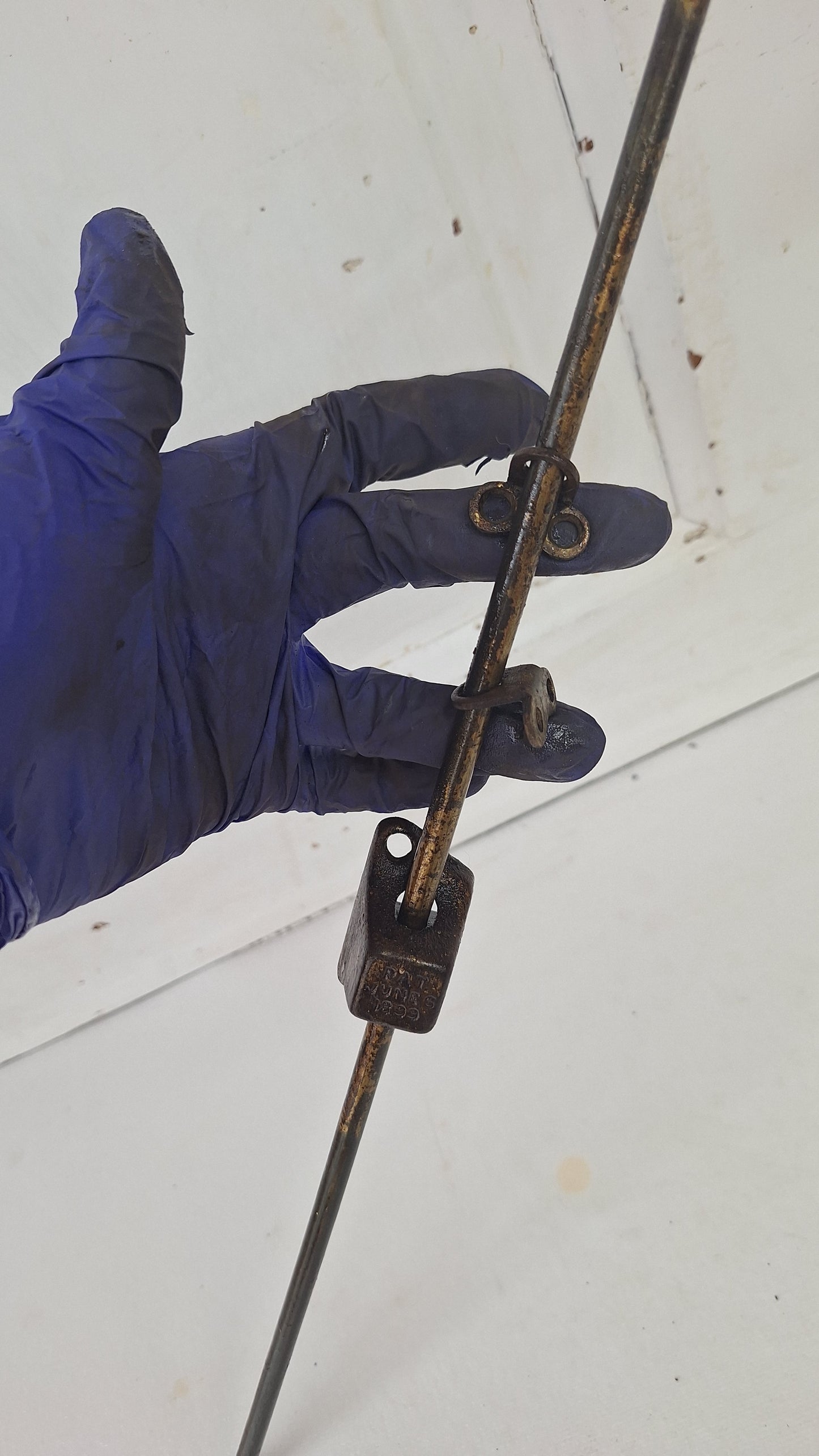 28" Antique Transom Window Operator, Transom Rod Hardware