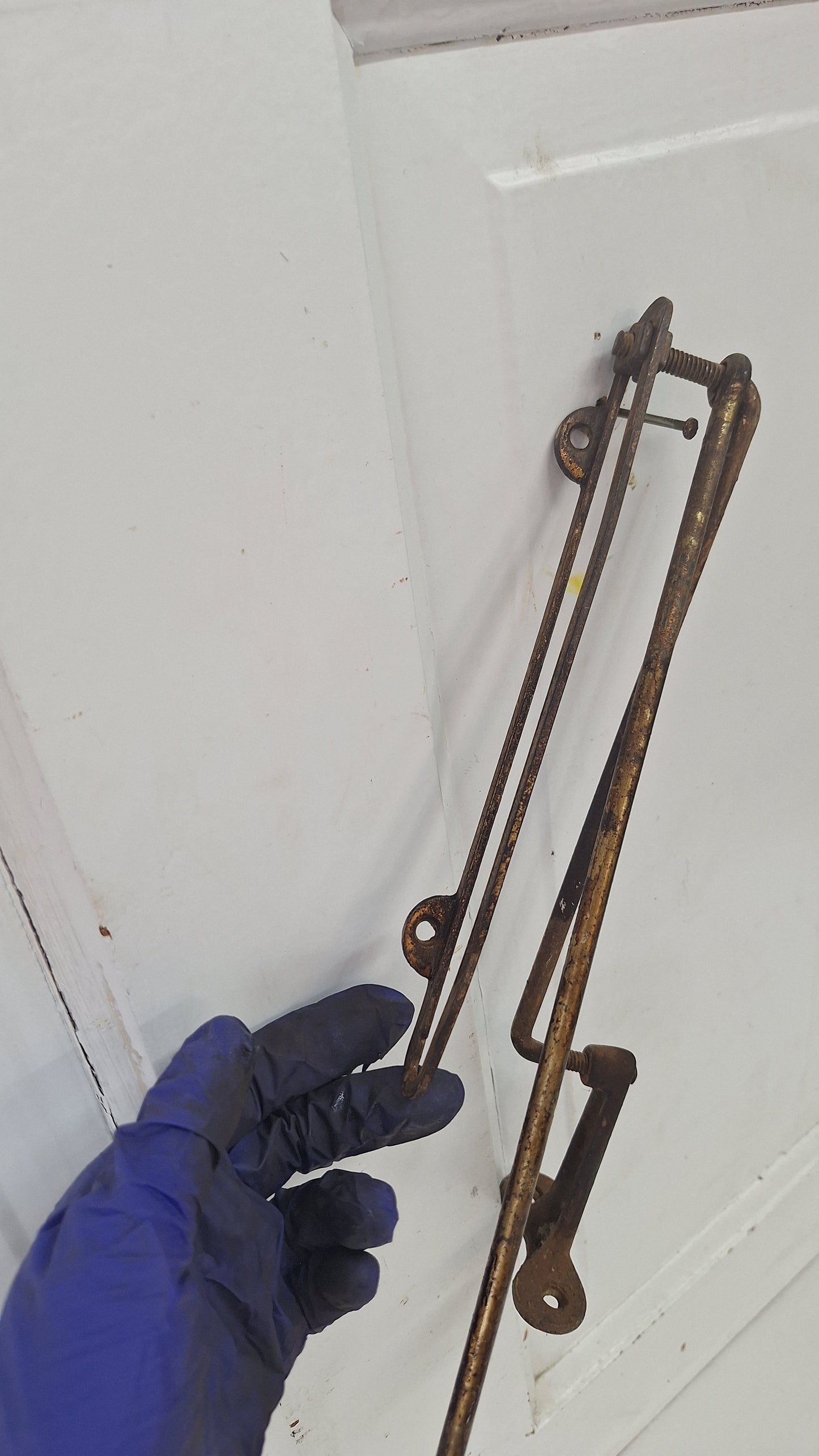 28" Antique Transom Window Operator, Transom Rod Hardware